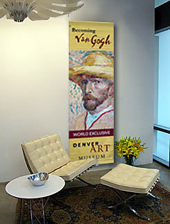 large wall art featuring Van Gogh self portrait