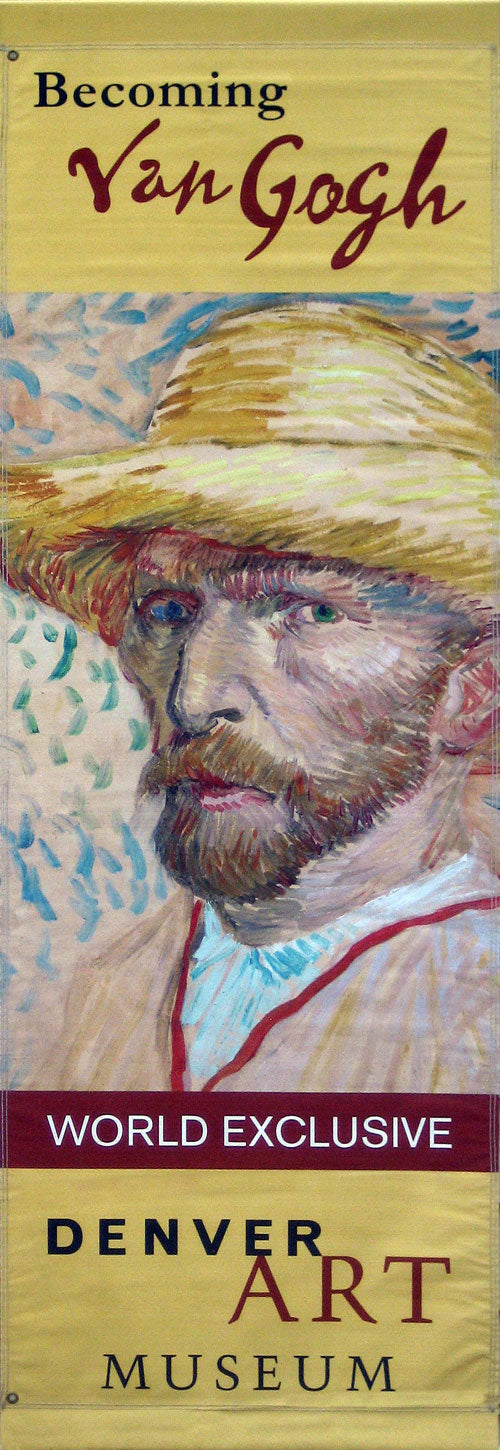 large wall art featuring Van Gogh self portrait