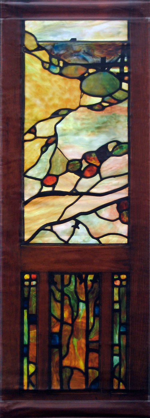 Greene & Greene "Stained Glass"-Printed 2-ply vinyl-The Huntington-BetterWall