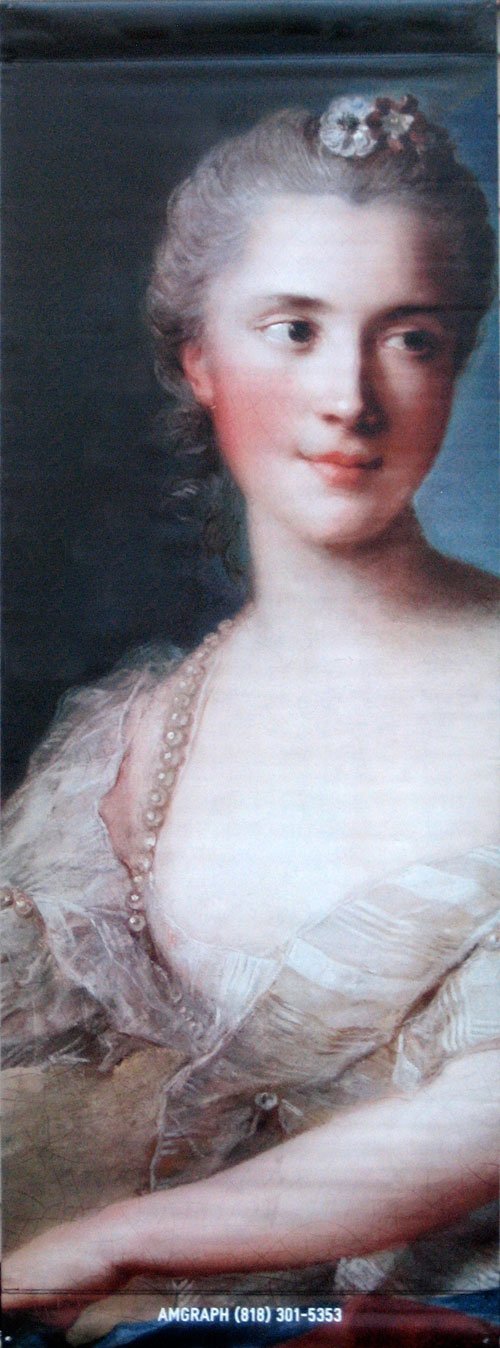 Jean-Marc Nattier "Portrait of Madame de Maison Rouge"-Printed vinyl-LACMA-BetterWall
