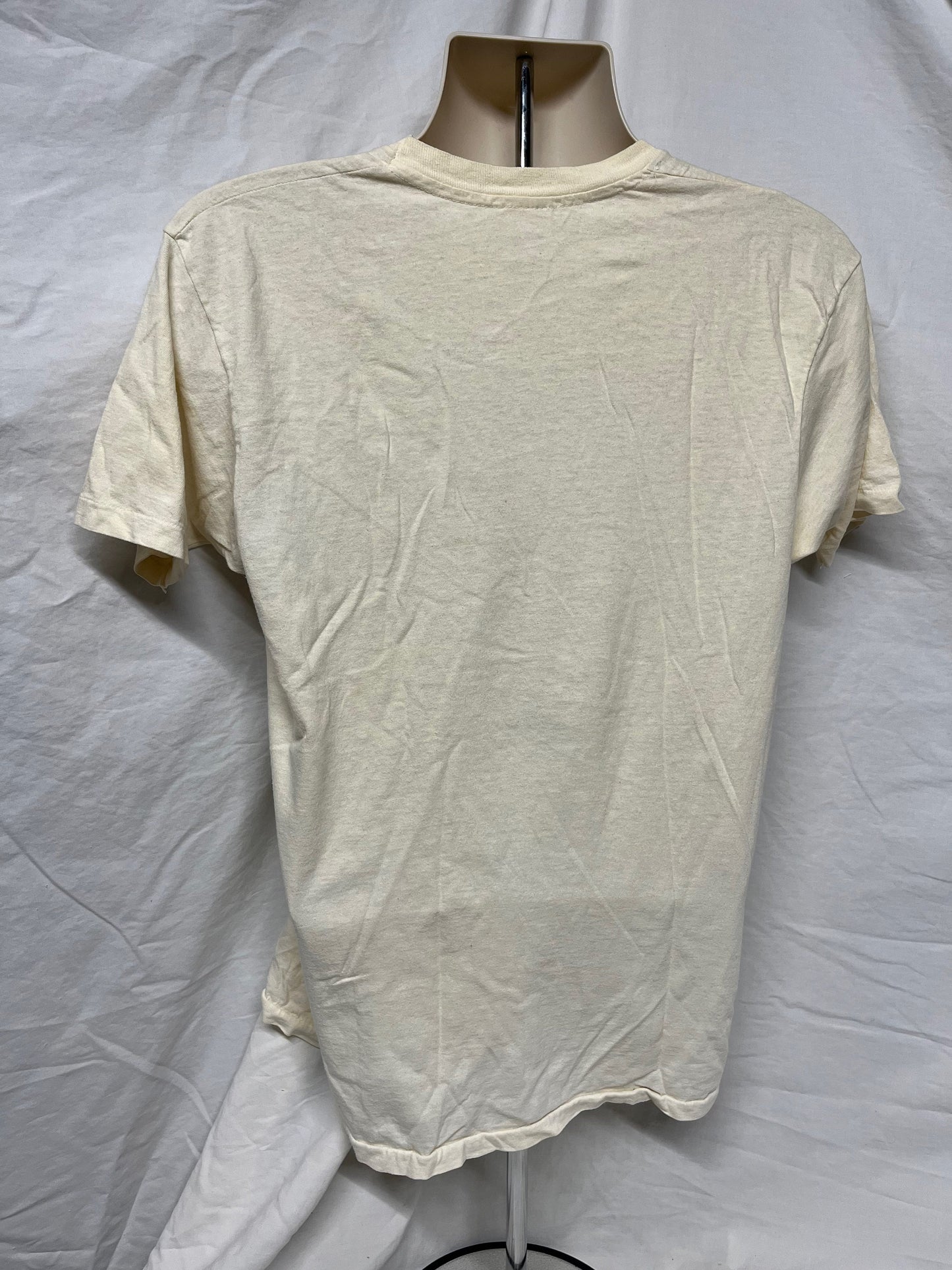 Vintage Hanes Large Undershirt Yellow USA Blank 100 Cotton T-shirt