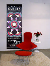 large wall art featuring amish quilt