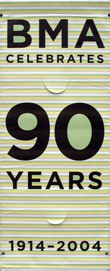 90 Years of BMA (horizontal stripe)-Printed 2-ply vinyl-The Baltimore Museum of Art-BetterWall