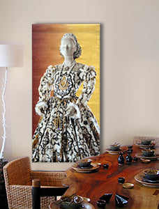 large wall art featuring fashion