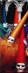 "Carnival Masqueraders" in Venice-Printed vinyl-Fowler Museum at UCLA-BetterWall