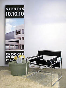 large wall art featuring the Crocker art museum building