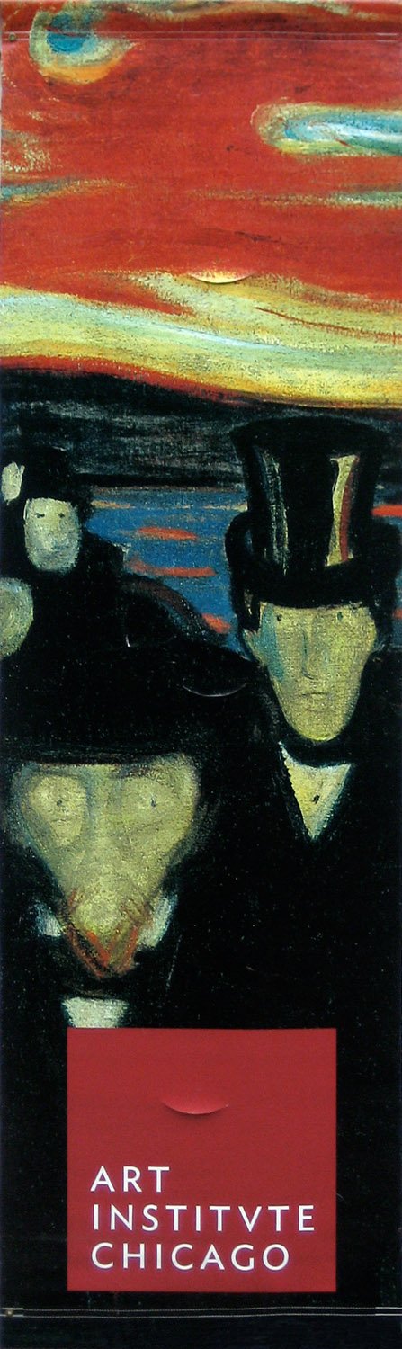 Edvard Munch "Anxiety"-Printed vinyl-The Art Institute of Chicago-BetterWall