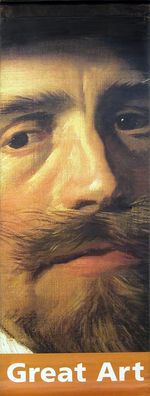 Frans Hals "Baroque Portrait"-Printed 2-ply vinyl-BetterWall-BetterWall