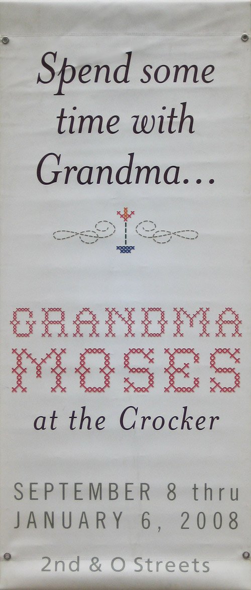 Grandma Moses at the Crocker-Printed vinyl-BetterWall-BetterWall