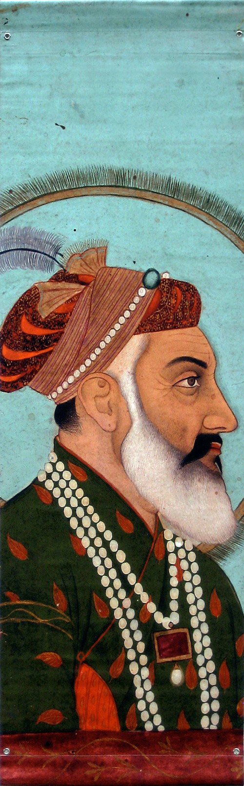 Miniature Watercolor of Emperor Shah Jahan-Printed vinyl-Crocker Art Museum-BetterWall