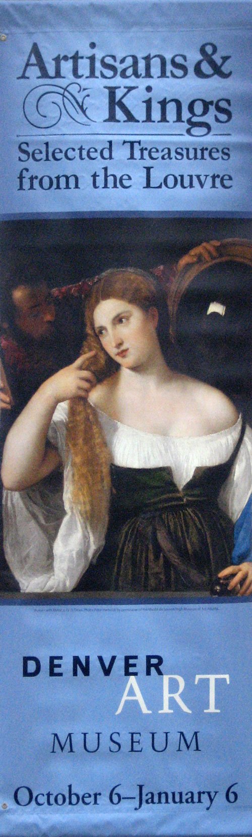 Titian "Woman at the Mirror"-Printed vinyl-Denver Art Museum-BetterWall