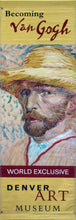 Van Gogh "Self-portrait With Straw Hat"-Printed 2-ply vinyl-Denver Art Museum-BetterWall
